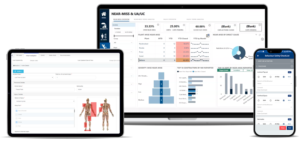 screenshot of TECH EHS Software